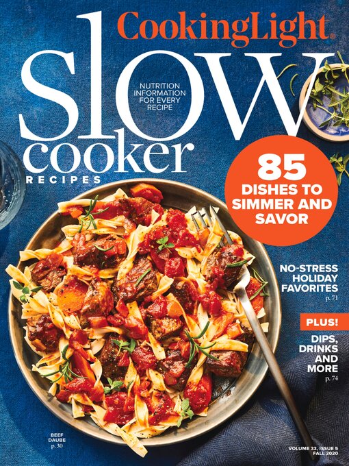 Title details for Cooking Light Slow Cooker Recipes by Cooking Living - Available